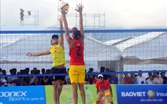 Bóng chuyền bãi biển Việt Nam có 3 trận thắng tại ABG5