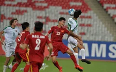 Đội trưởng Hồ Tấn Tài xuất sắc nhất ở trận đấu lịch sử của U19 Việt Nam