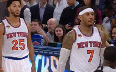 Dàn sao xuất hiện trong chiến thắng kịch tính của New York Knicks