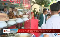 Bên lề giải xe đạp quốc tế VTV Cúp THS 2016: Chuyện ăn uống của các VĐV xe đạp