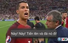 Ronaldo chứng tỏ vai trò thủ lĩnh trong loạt sút luân lưu, thúc giục đồng đội giúp BĐN vào bán kết
