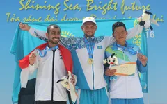 ABG 2016: VĐV Trần Tấn Triệu giành HCĐ tại môn bơi đường dài