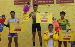 Chặng 4 Giải xe đạp cúp Truyền hình Bến Tre lần thứ 19, năm 2017: Bảo vệ thực vật An Giang tiếp tục xếp nhất đồng đội