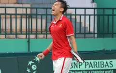 Davis Cup: Hoàng Nam thắng trận, ĐT Việt Nam sống lại hy vọng đi tiếp