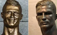 Ronaldo đã có tượng mới đẹp hơn nhiều thảm họa ở quê nhà