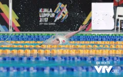"Tiên cá" Ánh Viên lần đầu giành HCV 100m bơi ngửa, phá sâu kỷ lục SEA Games