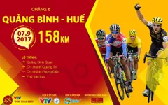 Lộ trình chặng 6 giải xe đạp quốc tế VTV Cúp Tôn Hoa Sen 2017