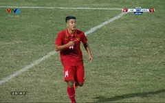 VIDEO: Đức Chinh dứt điểm kỹ thuật vào lưới Ulsan Hyundai, gỡ hòa 2-2 cho U23 Việt Nam.