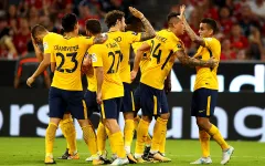 Đánh bại Liverpool sau loạt luân lưu, Atl Madrid lên ngôi vô địch Audi Cup