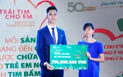 Thêm 200 triệu đồng ủng hộ chương trình "Trái tim cho em"