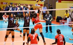 Giải bóng chuyền nữ quốc tế VTV Cup Tôn Hoa Sen 2017: ĐT Indonesia thắng áp đảo trận ra quân