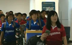 ĐT nữ Myanmar và ĐT nữ Iran đã có mặt tại Việt Nam