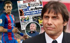 Roman Abramovich "kết" Neymar, HLV Conte nói không