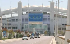 Thành phố Ashgabat trước giờ khai mạc Đại hội thể thao trong nhà và võ thuật châu Á 2017