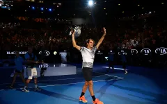 Hình ảnh đẹp Federer vô địch Australia mở rộng 2017