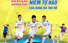 Lần đầu tiên tổ chức giải bóng đá giữa lòng phố đi bộ Hà Nội