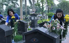 Đoàn thanh niên Đài THVN tri ân công lao các anh hùng liệt sỹ