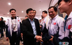 Bộ trưởng Bộ VHTT&DL Nguyễn Ngọc Thiện gửi lời động viên của Thủ tướng tới các VĐV dự SEA Games 29