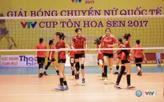 VTV Cup Tôn Hoa Sen 2017: ĐT bóng chuyền nữ Việt Nam tập buổi đầu tiên tại Hải Dương
