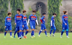 Đội tuyển nữ Quốc gia hoàn thiện thể lực, tích cực tập sút cầu môn