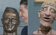 Dân mạng thỏa sức "chê" ảnh châm chọc tượng của Ronaldo