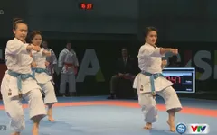 VIDEO SEA Games 29: ĐT Karatedo giành HCV kata đồng đội nữ