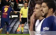 Chửi trọng tài, Luis Suarez sắp mang họa cho Barcelona