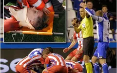 Những vụ ngã bất tỉnh của sao bóng đá trên sân cỏ