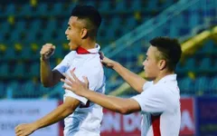 VIDEO: Bảo Toàn ghi bàn trực tiếp từ pha đá phạt góc vào lưới U21 Thái Lan