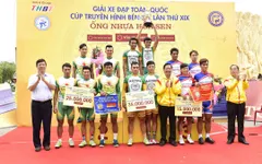 Giải xe đạp cúp truyền hình Bến Tre lần thứ 19: Lê Nguyệt Minh giành áo vàng và áo xanh chung cuộc