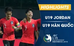VIDEO: Tổng hợp trận đấu U19 Jordan 1-3 U19 Hàn Quốc (Bảng C VCK U19 châu Á 2018)