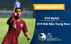 VIDEO Tổng hợp trận đấu: U19 Qatar 4-0 U19 Đài Bắc Trung Hoa (Bảng A VCK U19 châu Á 2018)