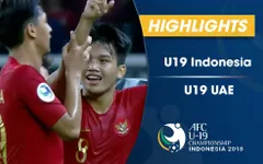VIDEO: Tổng hợp trận đấu U19 Indonesia 1-0 U19 UAE (Bảng A VCK U19 châu Á 2018)