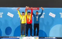 Ngô Sơn Đỉnh xuất sắc giành HCV cử tạ ở Olympic trẻ 2018