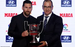 Lionel Messi thắng lớn tại lễ trao giải Marca