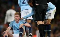 Man City lại nín thở, cầu chúc cho De Bruyne