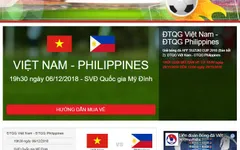 Hướng dẫn cách mua vé bóng đá trực tuyến xem ĐT Việt Nam thi đấu bán kết AFF Cup 2018