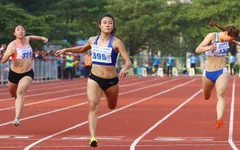 Lê Tú Chinh phá kỷ lục cự ly 100m tại Đại hội thể thao toàn quốc 2018