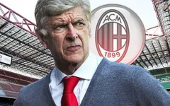 "Giáo sư" Arsene Wenger  sẽ trở thành HLV trưởng của AC Milan