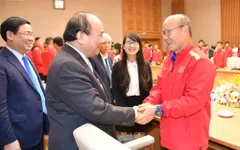 Chùm ảnh: Thủ tướng gặp mặt Đội tuyển Bóng đá Việt Nam