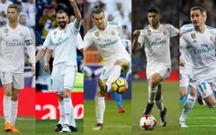Zidane “hóa phép” ra ngũ hổ tướng ghi bàn cực khủng