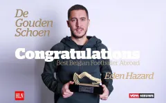 Hazard giành danh hiệu "Cầu thủ Bỉ thi đấu ở nước ngoài xuất sắc nhất 2017"