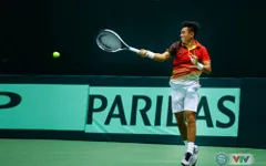 ẢNH: Lý Hoàng Nam ra quân thắng lợi tại Davis Cup
