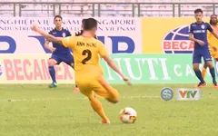 VIDEO: Bàn thắng đẹp mắt của hâu vệ Anh Hùng vào lưới Becamex Bình Dương