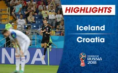 HIGHLIGHTS: ĐT Iceland 1-2 ĐT Croatia (Bảng D FIFA World Cup 2018)