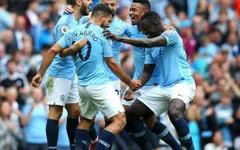Thắng Huddersfield với tỷ số như set tennis, Man City trở lại vị trí số 1 Ngoại hạng Anh