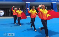Phóng viên Thể Thao VTV tác nghiệp tại ASIAD 2018: Cảm xúc của ĐT Rowing Việt Nam sau khi giành tấm HCV
