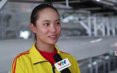 Phóng viên Thể Thao VTV tác nghiệp tại ASIAD 2018: Những chia sẻ của Lường Thị Thảo sau khi cùng đồng đội giành HCV môn Rowing.