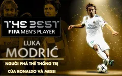 [INFOGRAPHIC] Luka Modric - người phá thế thống trị của Ronaldo và Messi