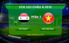 VIDEO Tổng hợp diễn biến hiệp 1 trận đấu U23 Syria - U23 Việt Nam